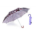 Crocodile Skin Compact Manual Aluminum Umbrella (YS-3FM21083947R)